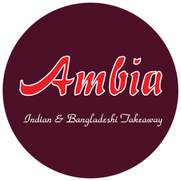 Ambia Indian and Bangladeshi Takeaway logo.